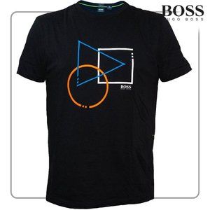 Hugo Boss Green Label Men's Logo Black T Shirt (Size XL)